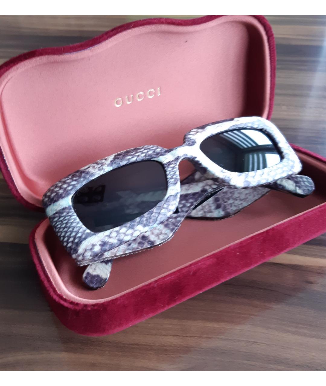 GUCCI Серые солнцезащитные очки, фото 5