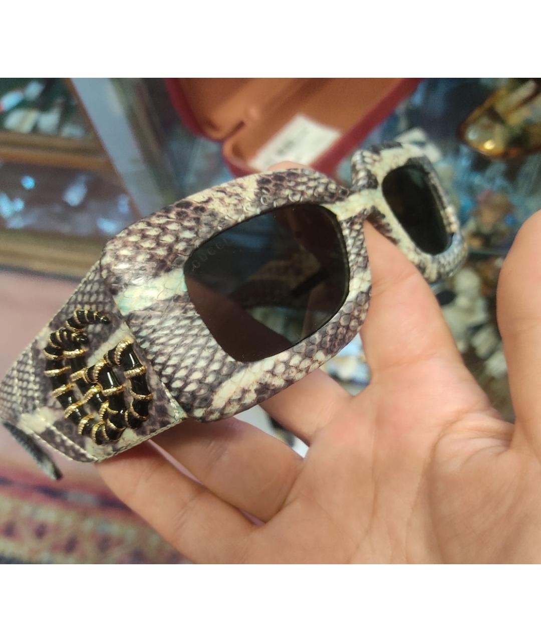GUCCI Серые солнцезащитные очки, фото 2
