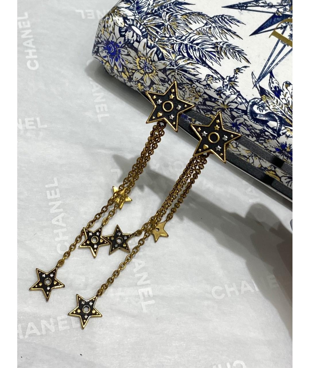 CHRISTIAN DIOR Золотые серьги, фото 4