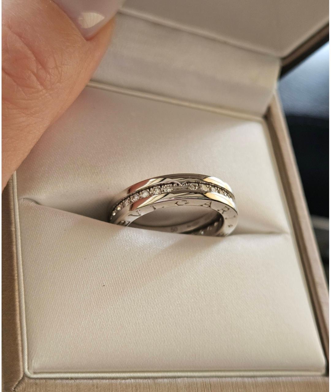 BVLGARI Белое кольцо из белого золота, фото 9