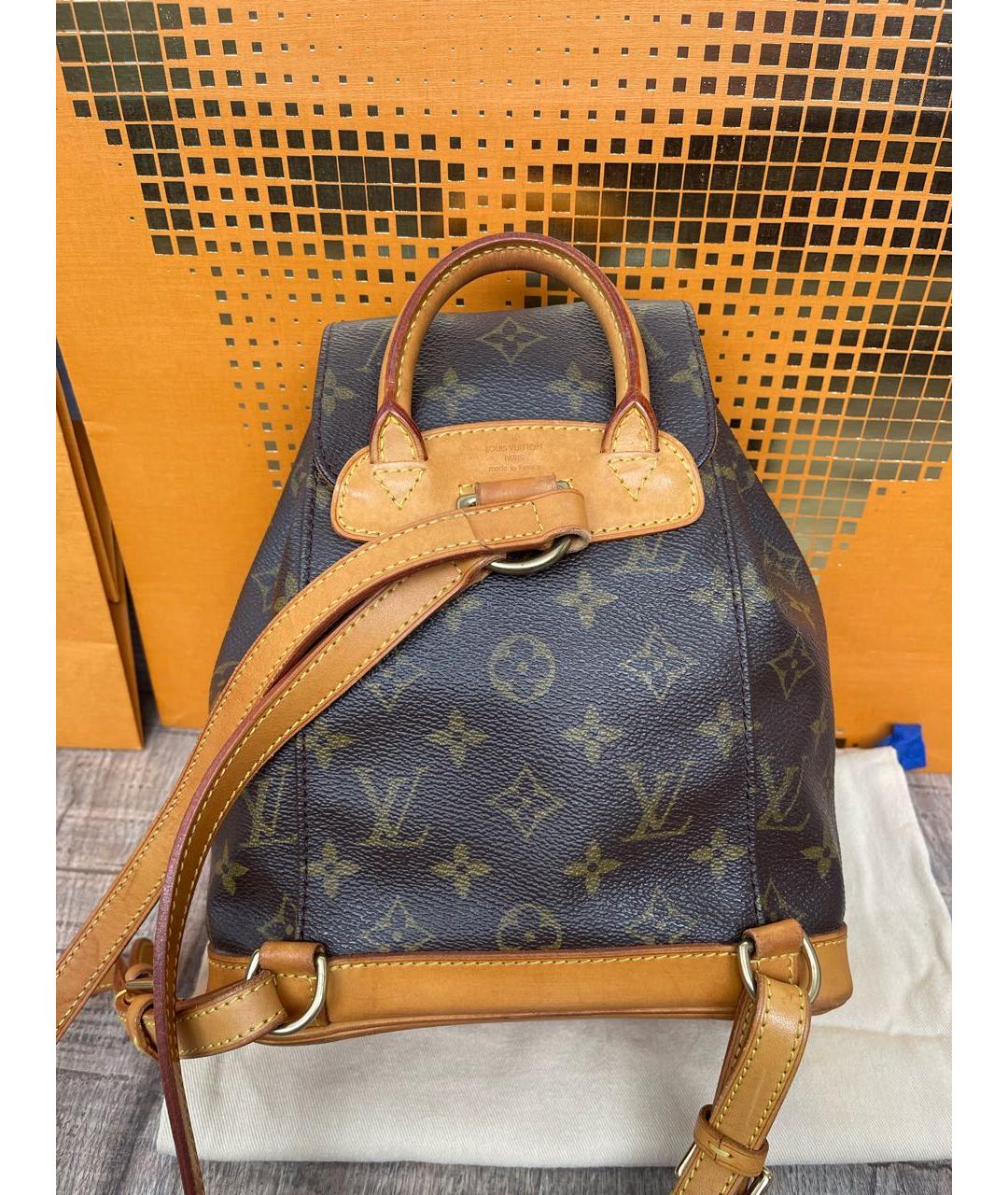 LOUIS VUITTON Коричневый рюкзак, фото 2