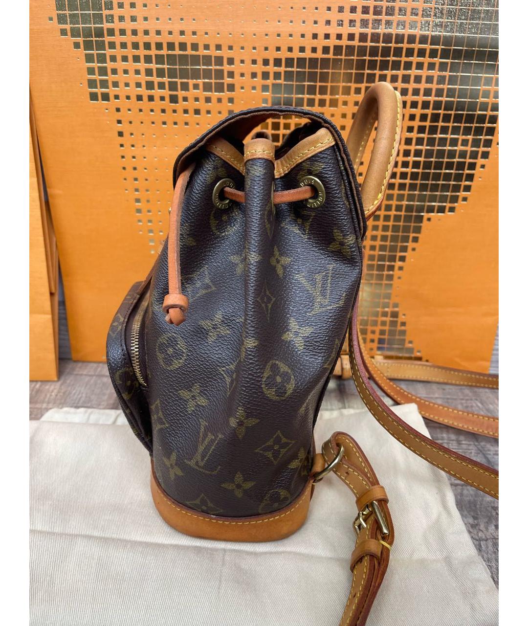 LOUIS VUITTON Коричневый рюкзак, фото 3