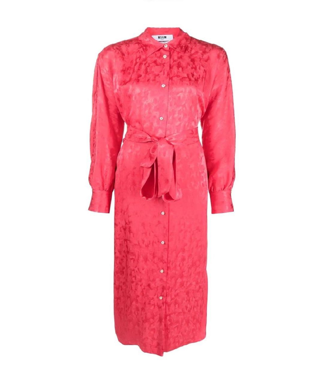 MSGM Розовое повседневное платье, фото 1