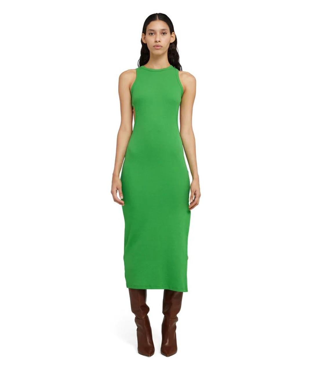 MSGM Зеленые повседневное платье, фото 2