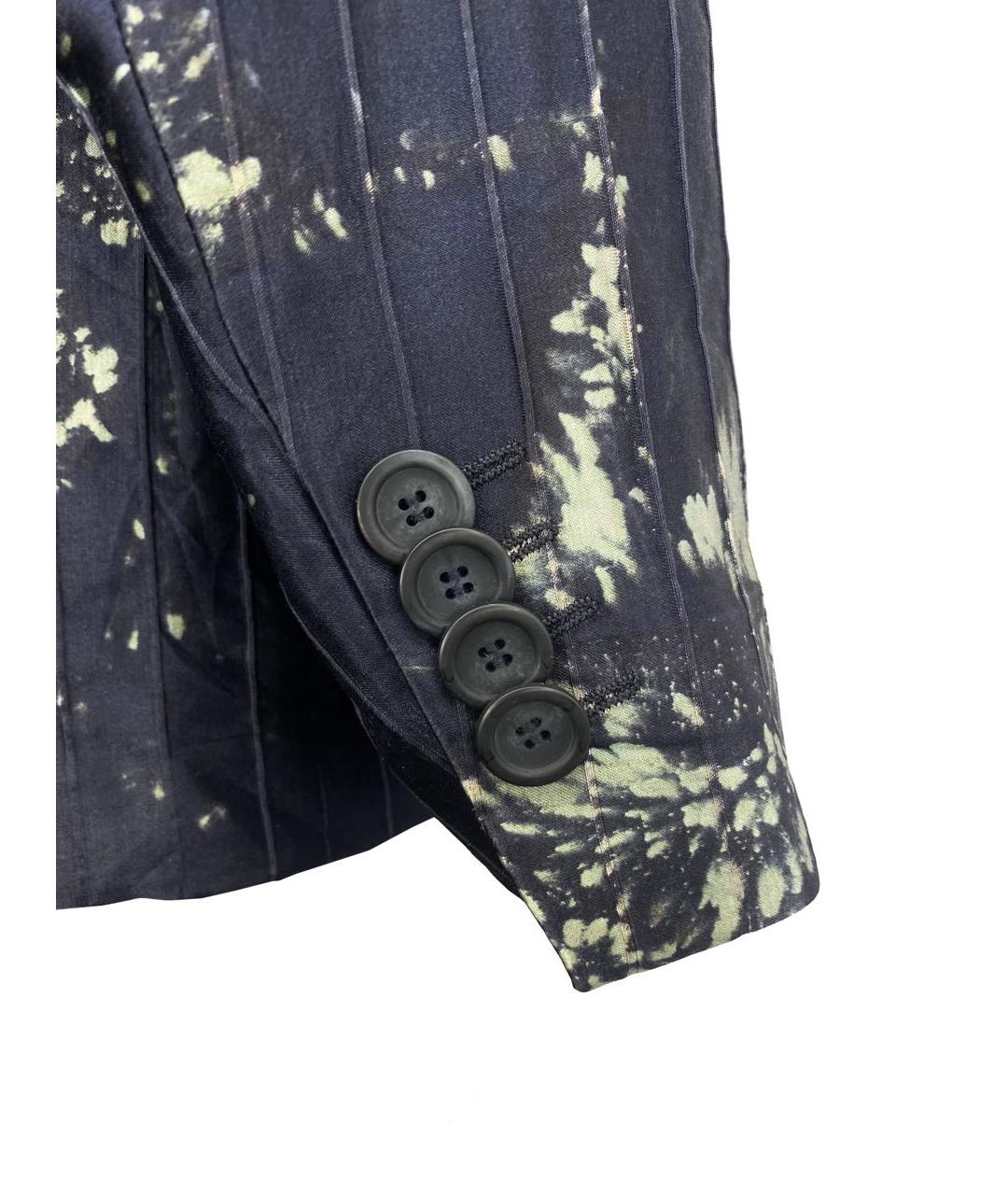 GIORGIO ARMANI Антрацитовый шелковый пиджак, фото 4