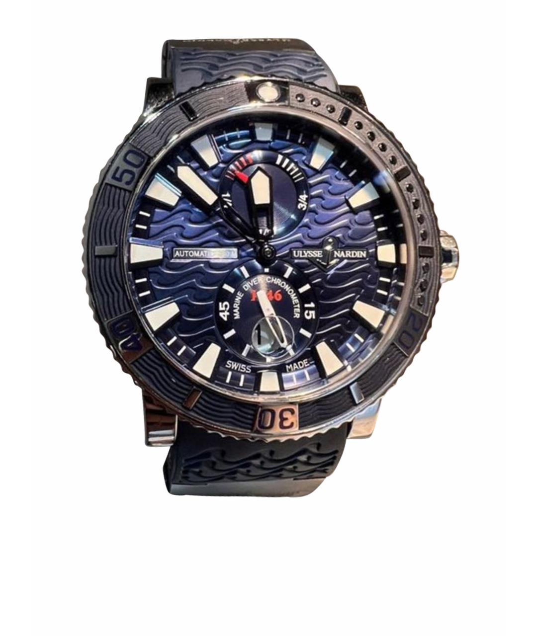 Ulysse Nardin Синие металлические часы, фото 1