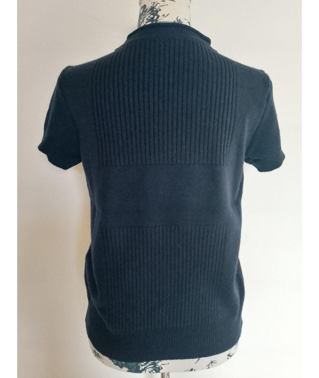 HERMES PRE-OWNED Темно-синий кашемировый джемпер / свитер, фото 2