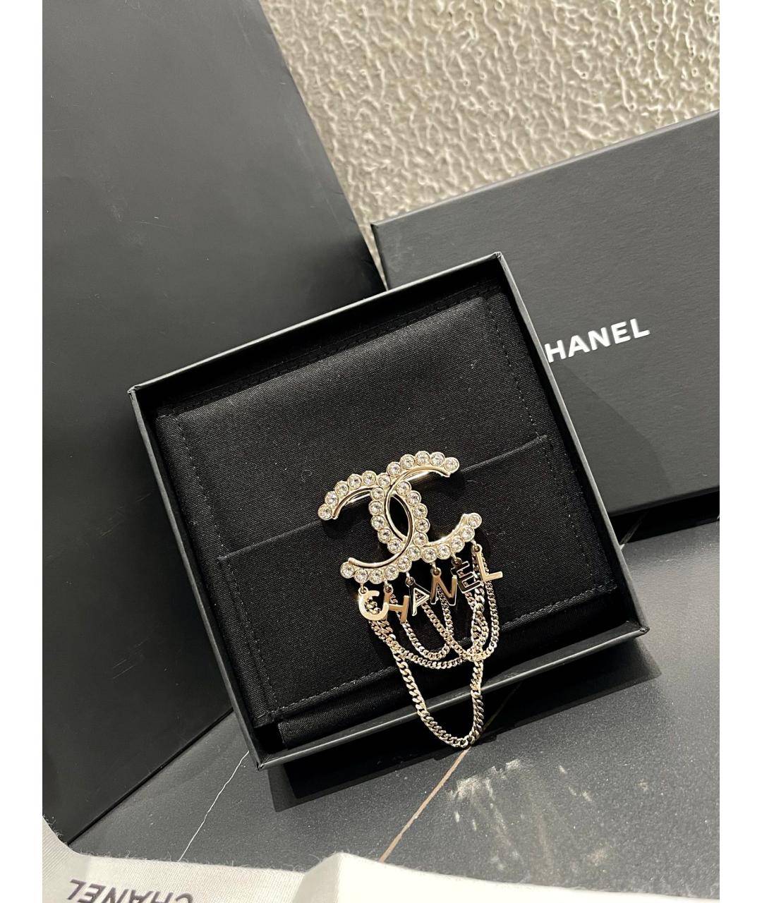 CHANEL Золотая булавка / брошь, фото 3