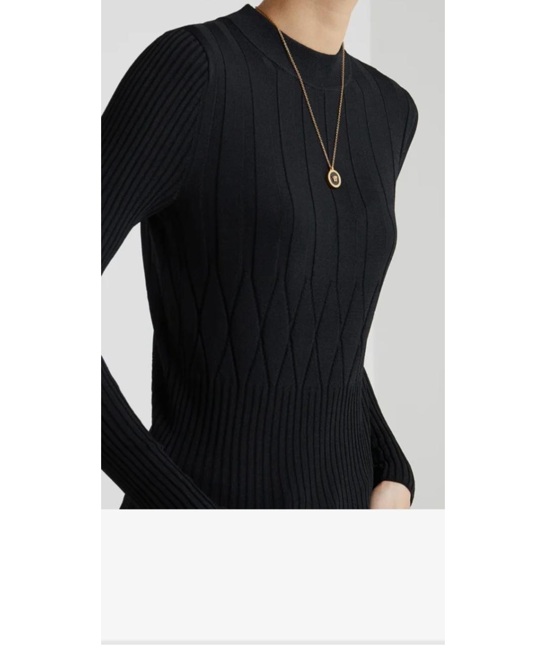 VERSACE Черный кулон из желтого золота, фото 4