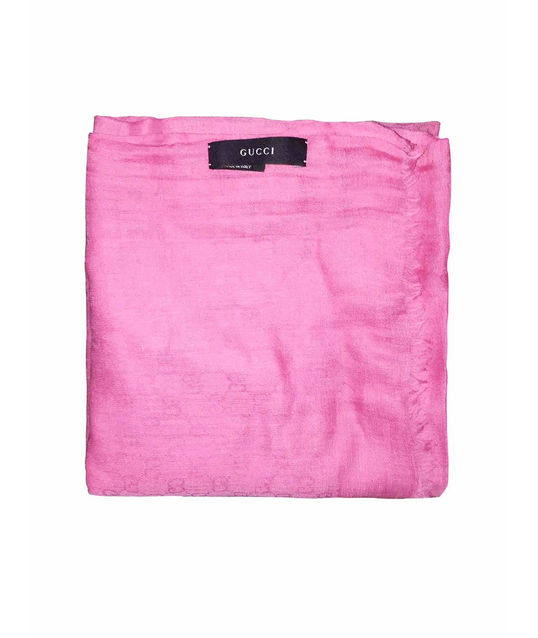 GUCCI Розовый льняной шарф, фото 1