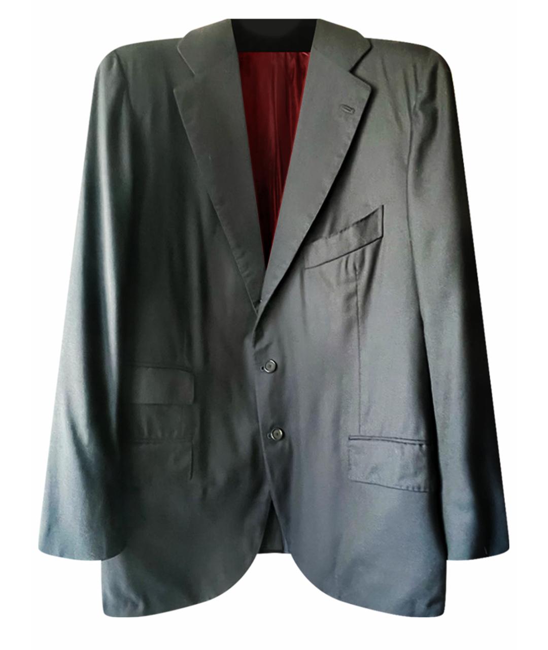 Cesare Attolini Темно-синий шерстяной пиджак, фото 1