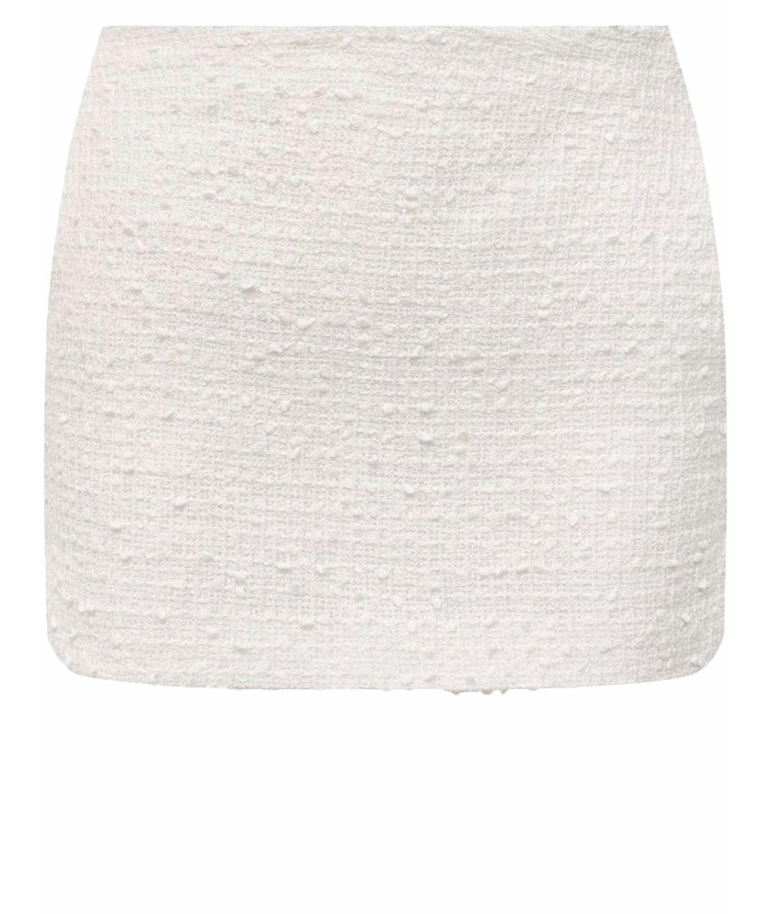 VALENTINO Белая твидовая юбка-шорты, фото 1