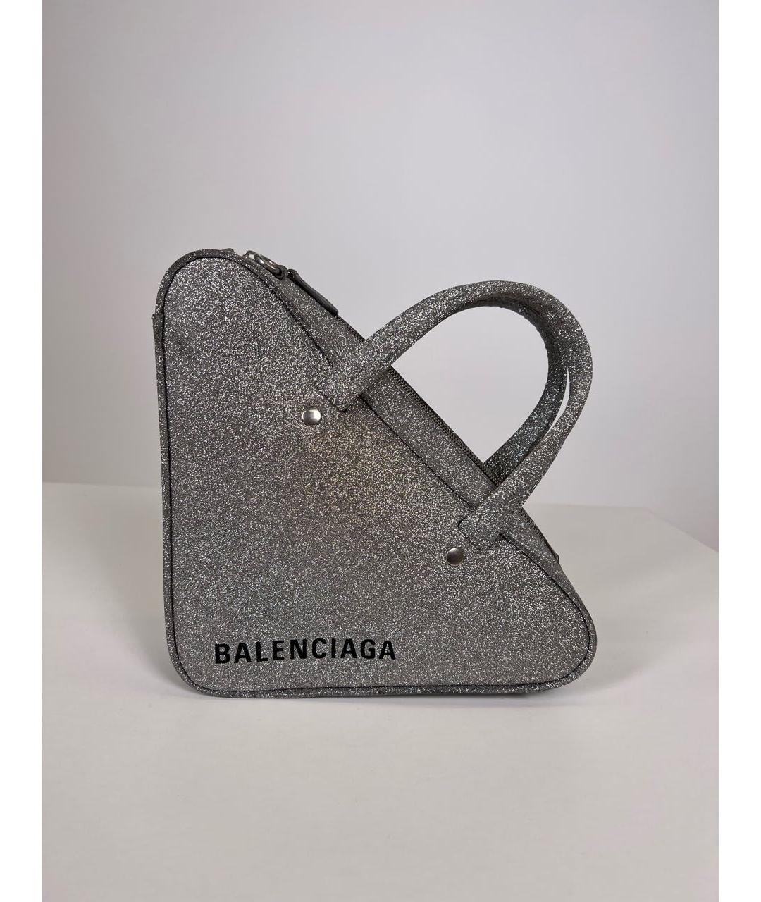 Balenciaga triangle bag sales glitter