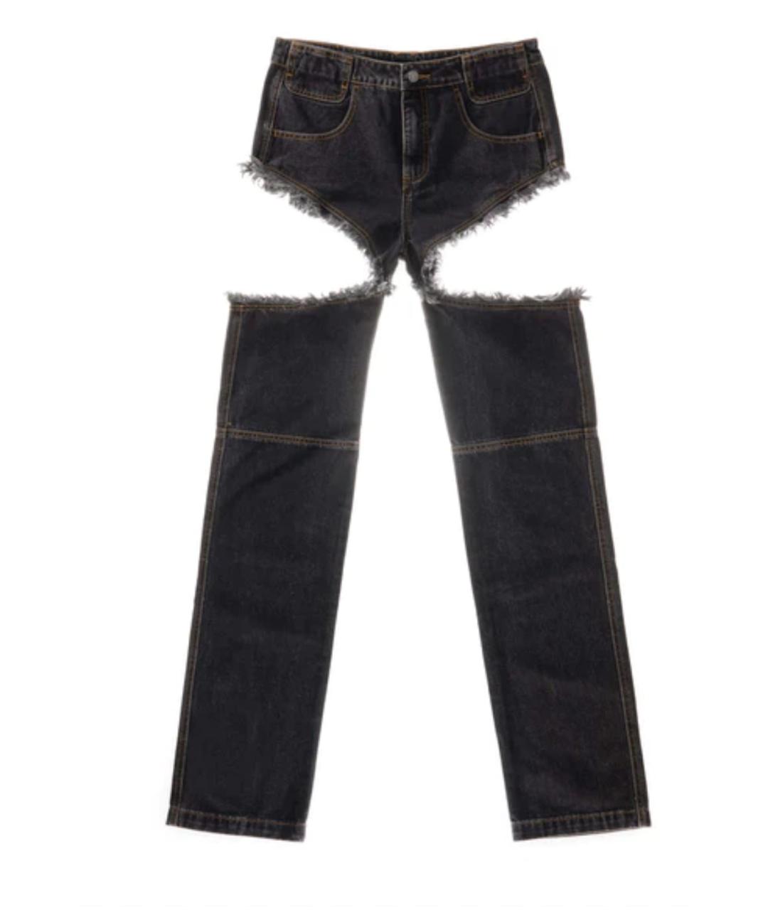 TELFAR Черные хлопковые прямые джинсы, фото 1