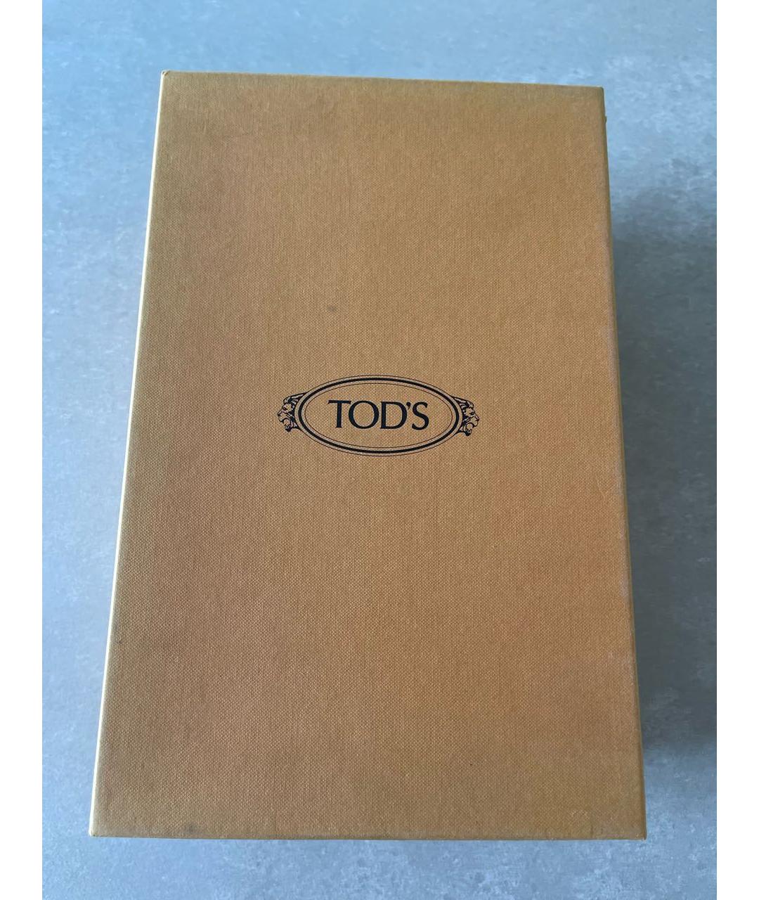 TOD'S Зеленые лоферы из лакированной кожи, фото 4
