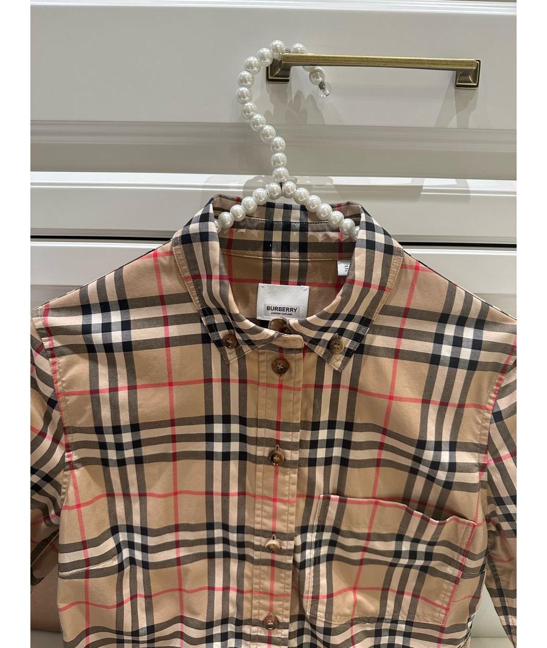 Burberry button up best sale