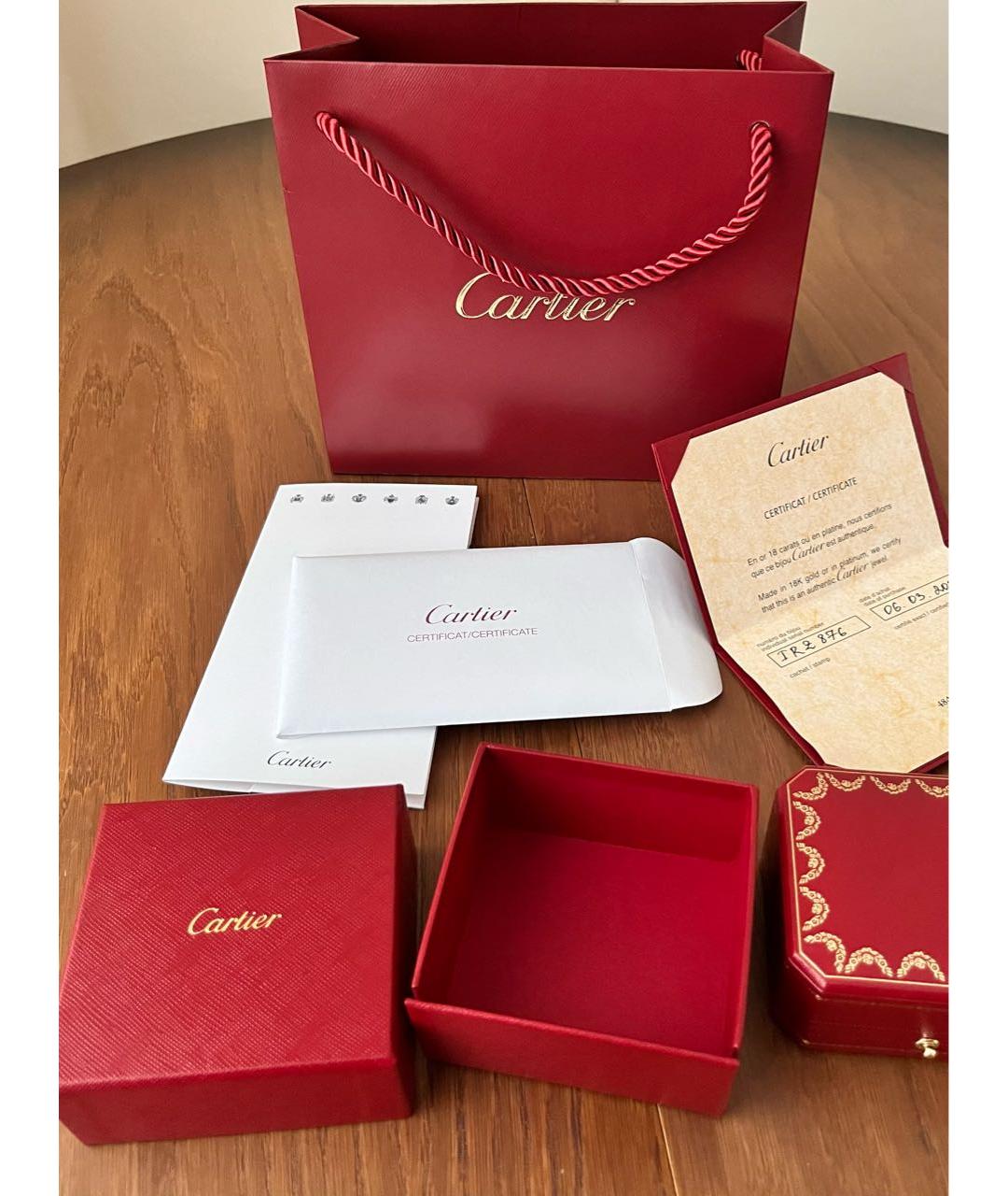CARTIER Золотые серьги из розового золота, фото 3