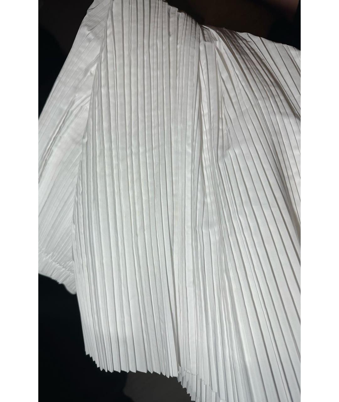 COS Белая полиэстеровая юбка макси, фото 6