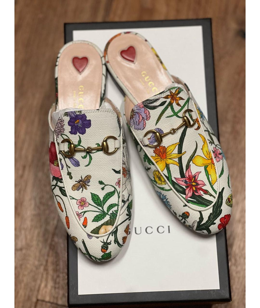 GUCCI Текстильные мюли, фото 3