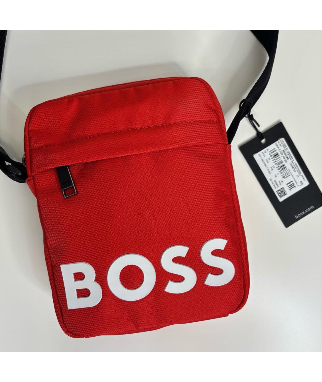 HUGO BOSS Красная сумка на плечо, фото 8