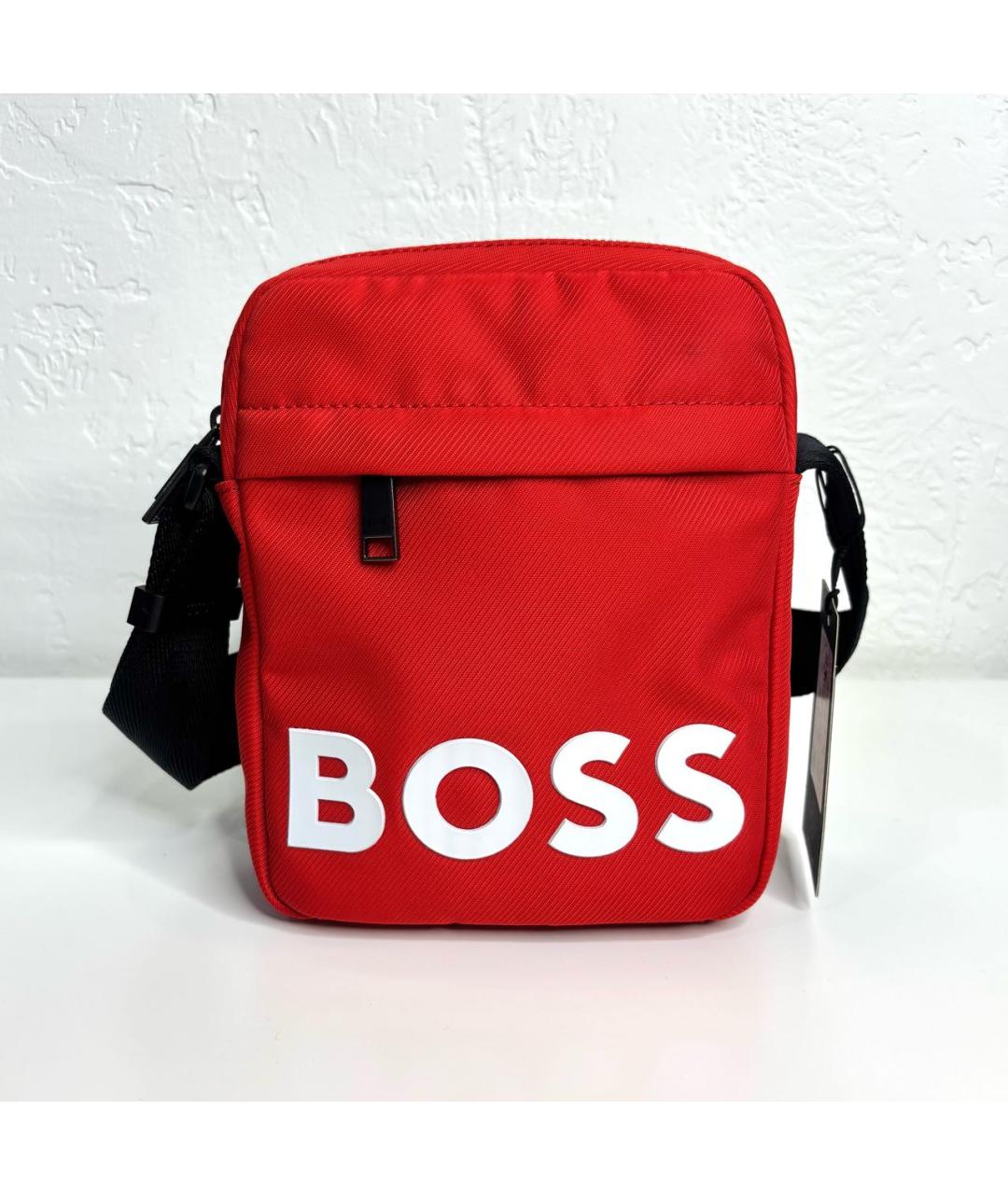 HUGO BOSS Красная сумка на плечо, фото 5