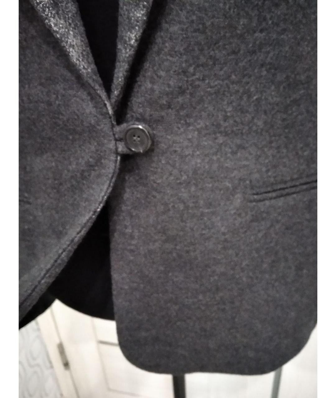 Falconeri Серый шерстяной жакет/пиджак, фото 5