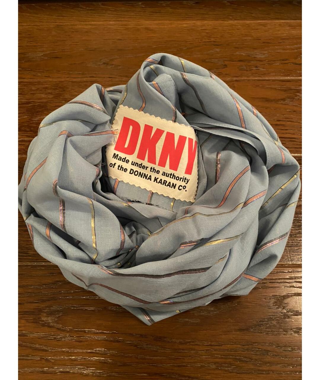 DKNY Хлопковый шарф, фото 2