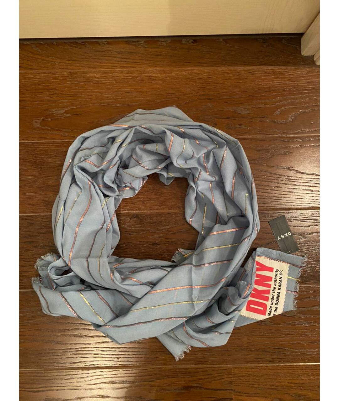 DKNY Хлопковый шарф, фото 3