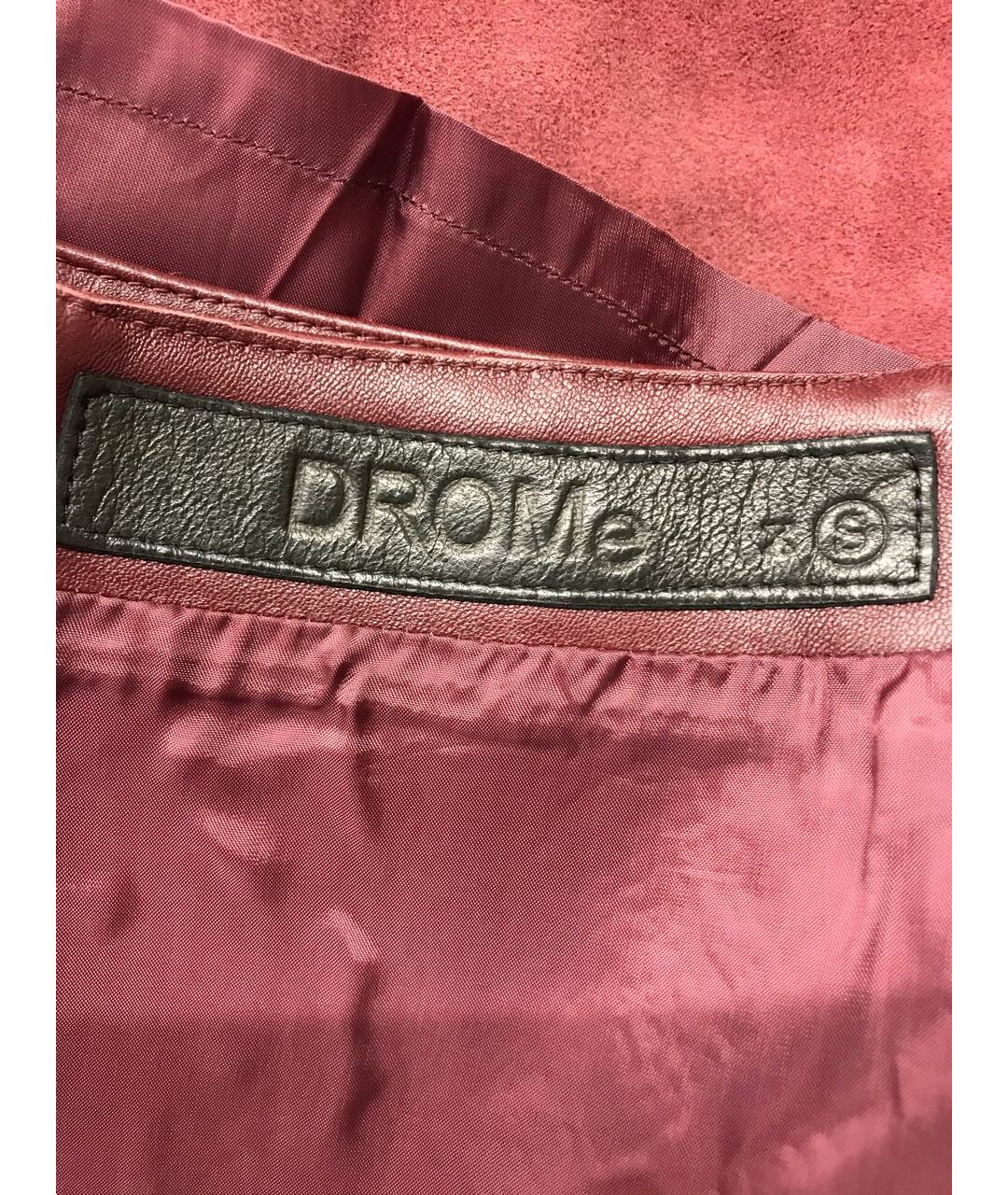 DROME Бордовая юбка миди, фото 3