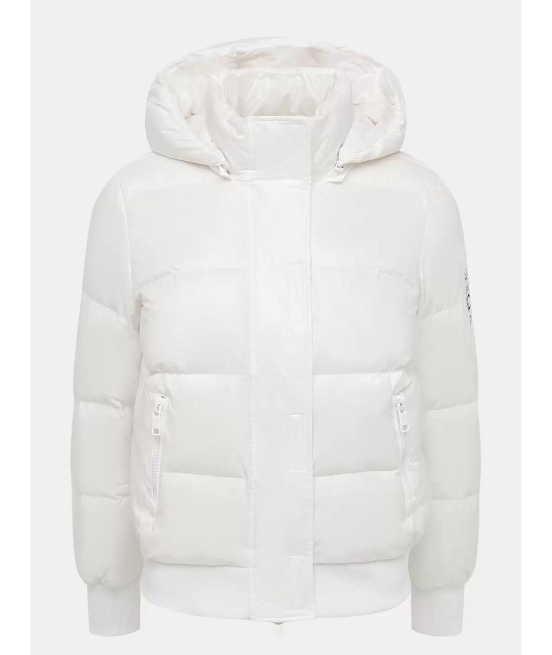 ARMANI EXCHANGE Белый полиэстеровый пуховик, фото 9