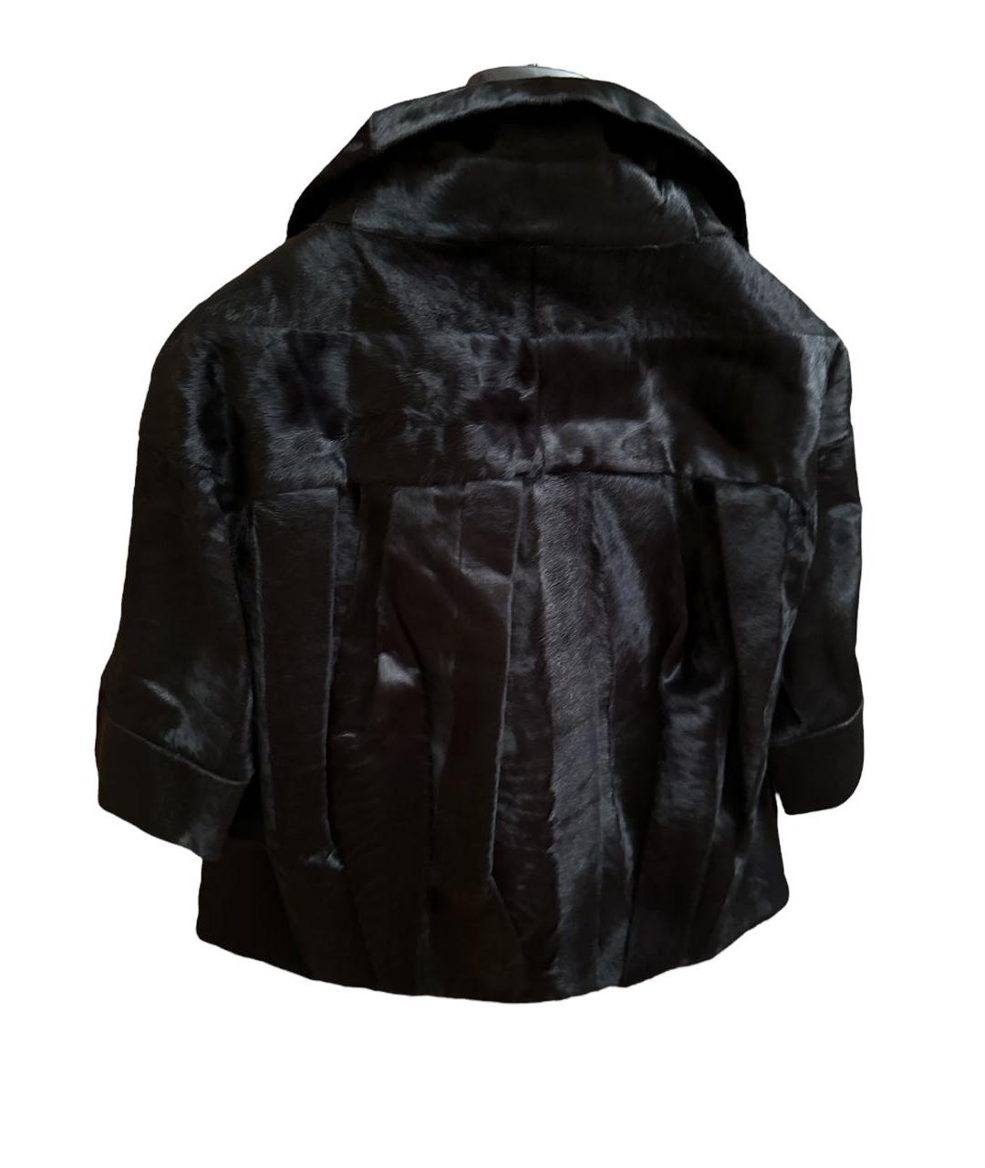 MARNI Черный меховой жакет/пиджак, фото 2