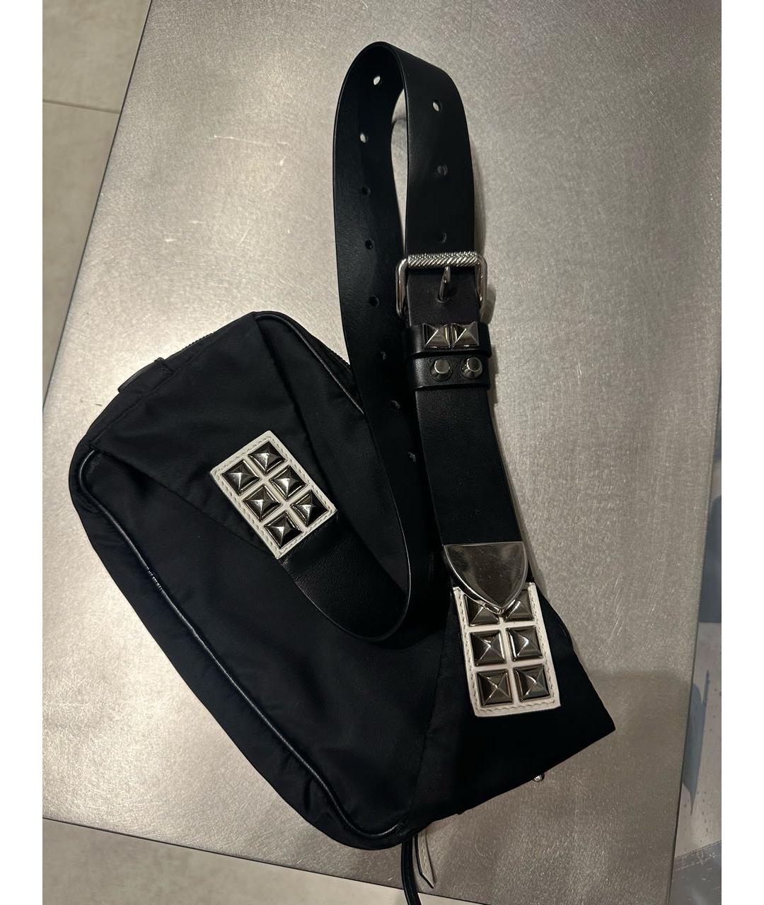 PRADA Черная поясная сумка, фото 5