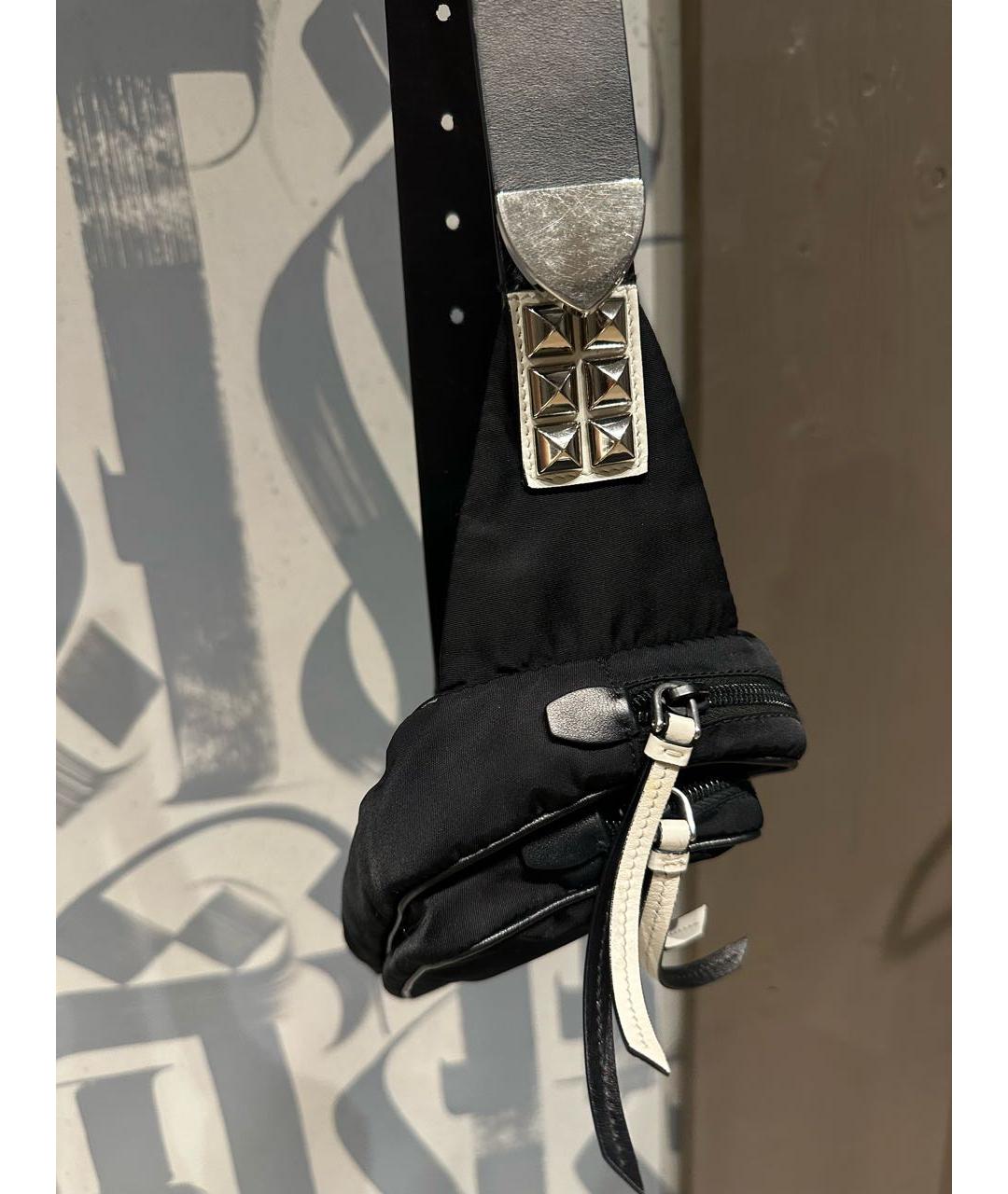 PRADA Черная поясная сумка, фото 3