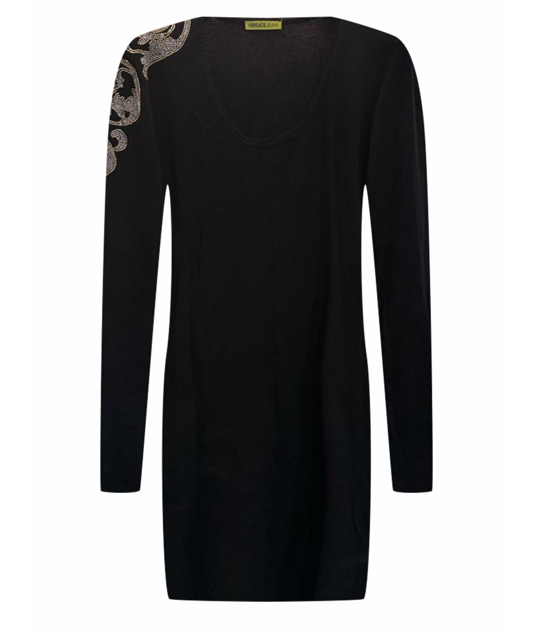 VERSACE JEANS COUTURE Черное коктейльное платье, фото 1