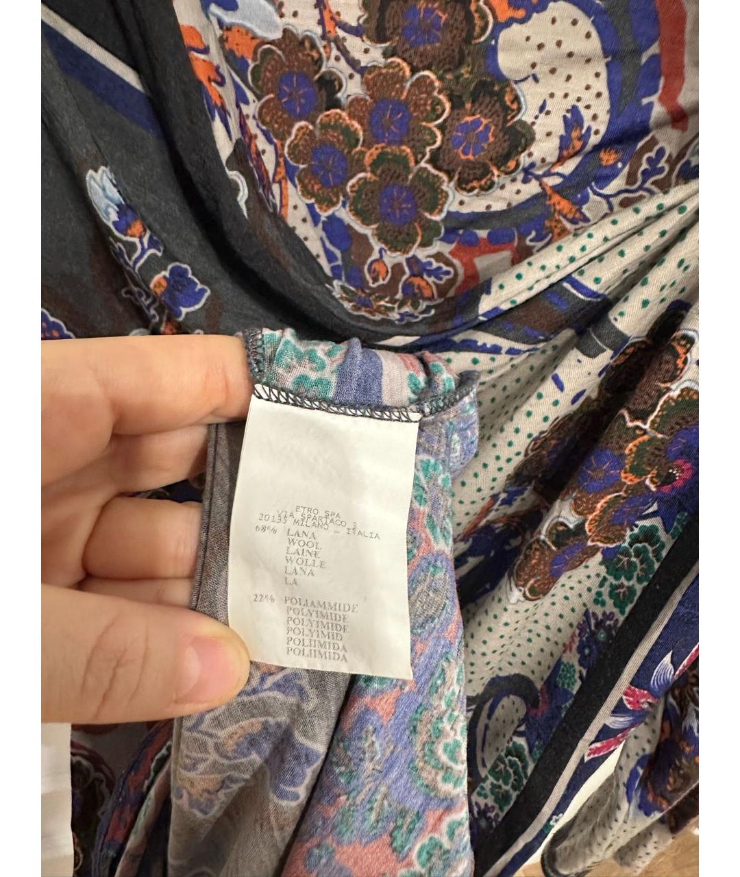 ETRO Мульти коктейльное платье, фото 5