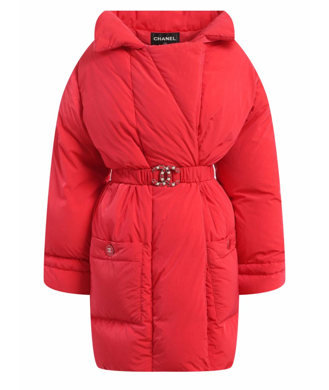 CHANEL Красный пуховик, фото 1