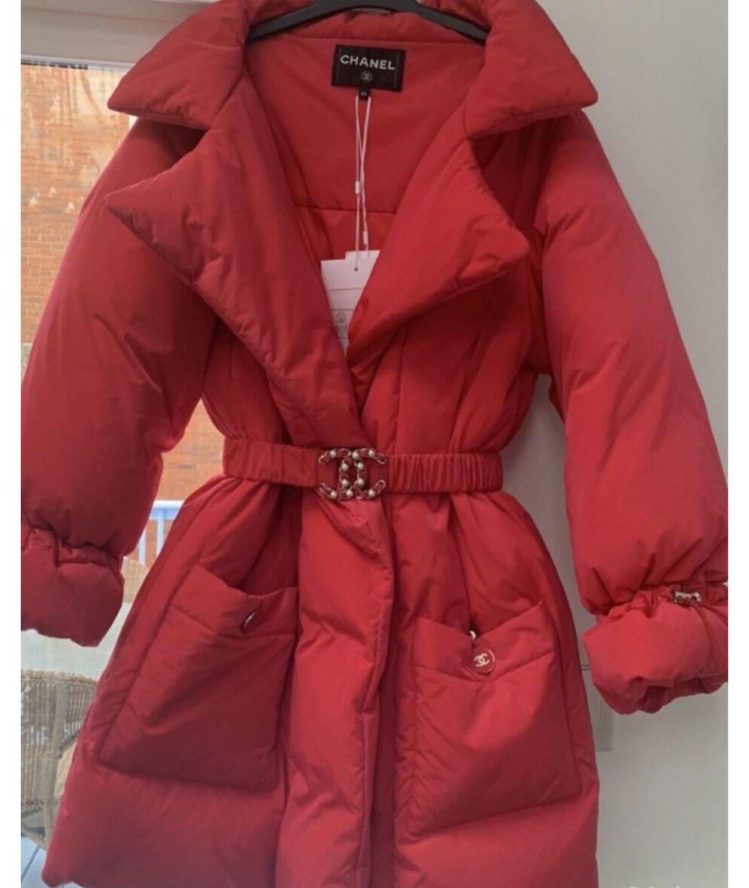 CHANEL Красный пуховик, фото 6