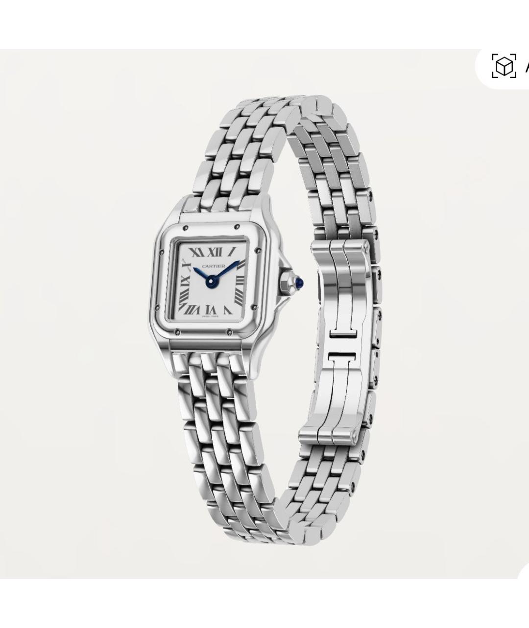 CARTIER Серебряные часы, фото 5