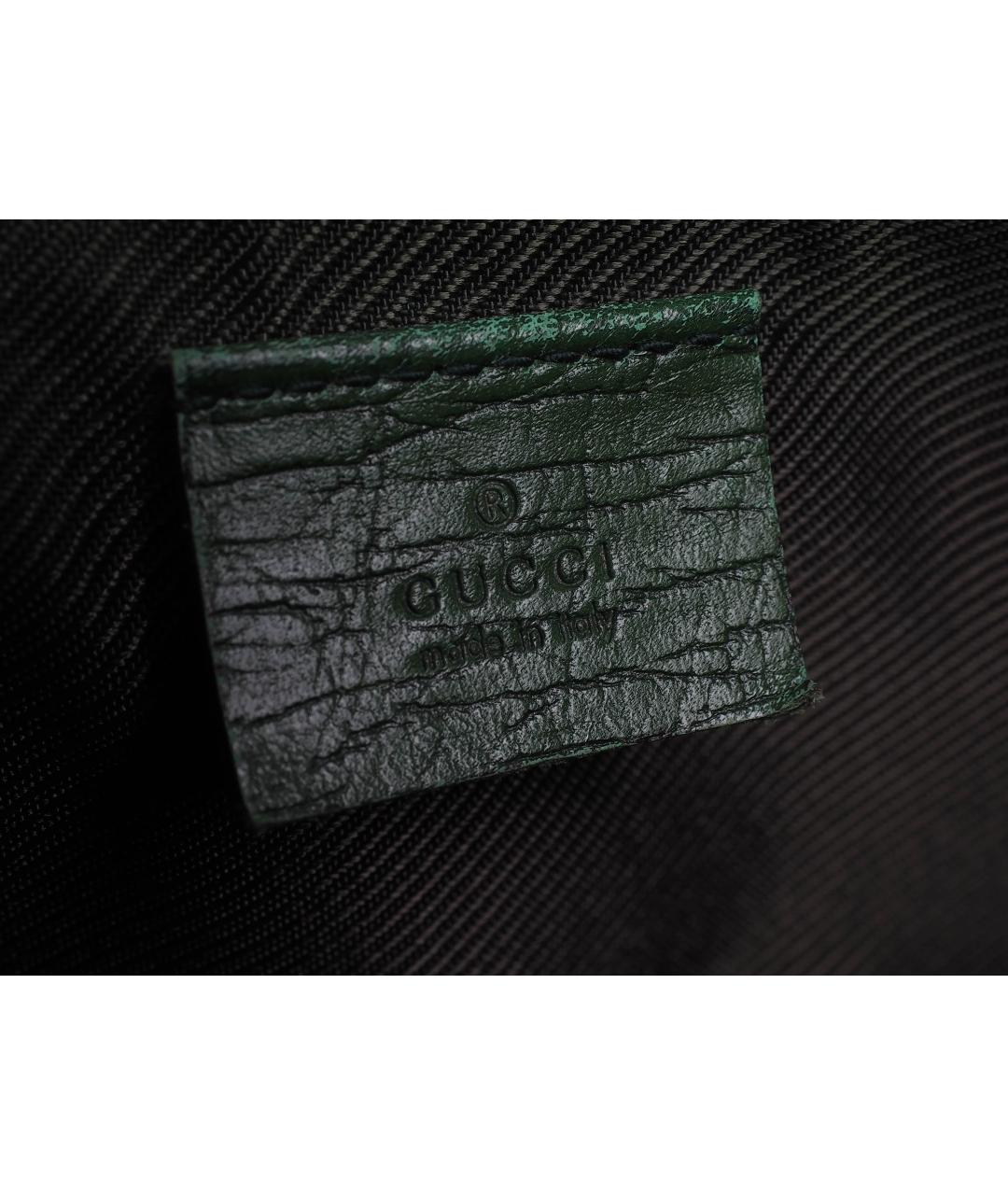 GUCCI Бежевая тканевая сумка с короткими ручками, фото 8