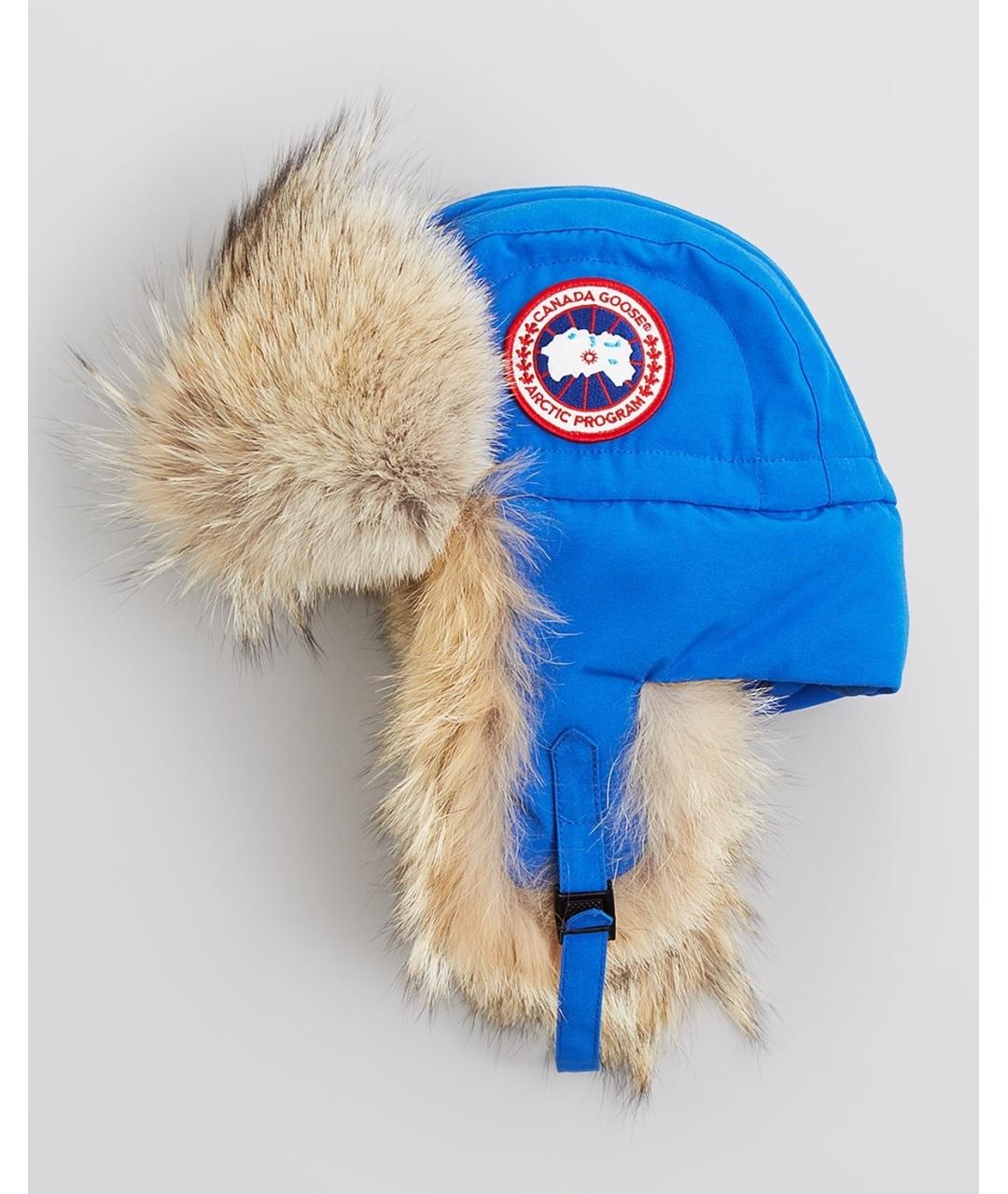 CANADA GOOSE Голубая шапка, фото 4