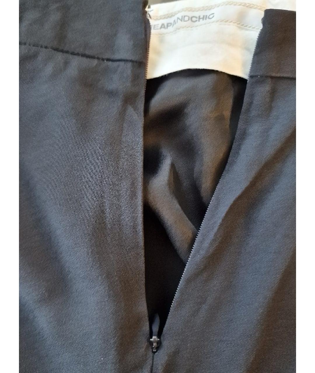 MOSCHINO Синие брюки узкие, фото 5