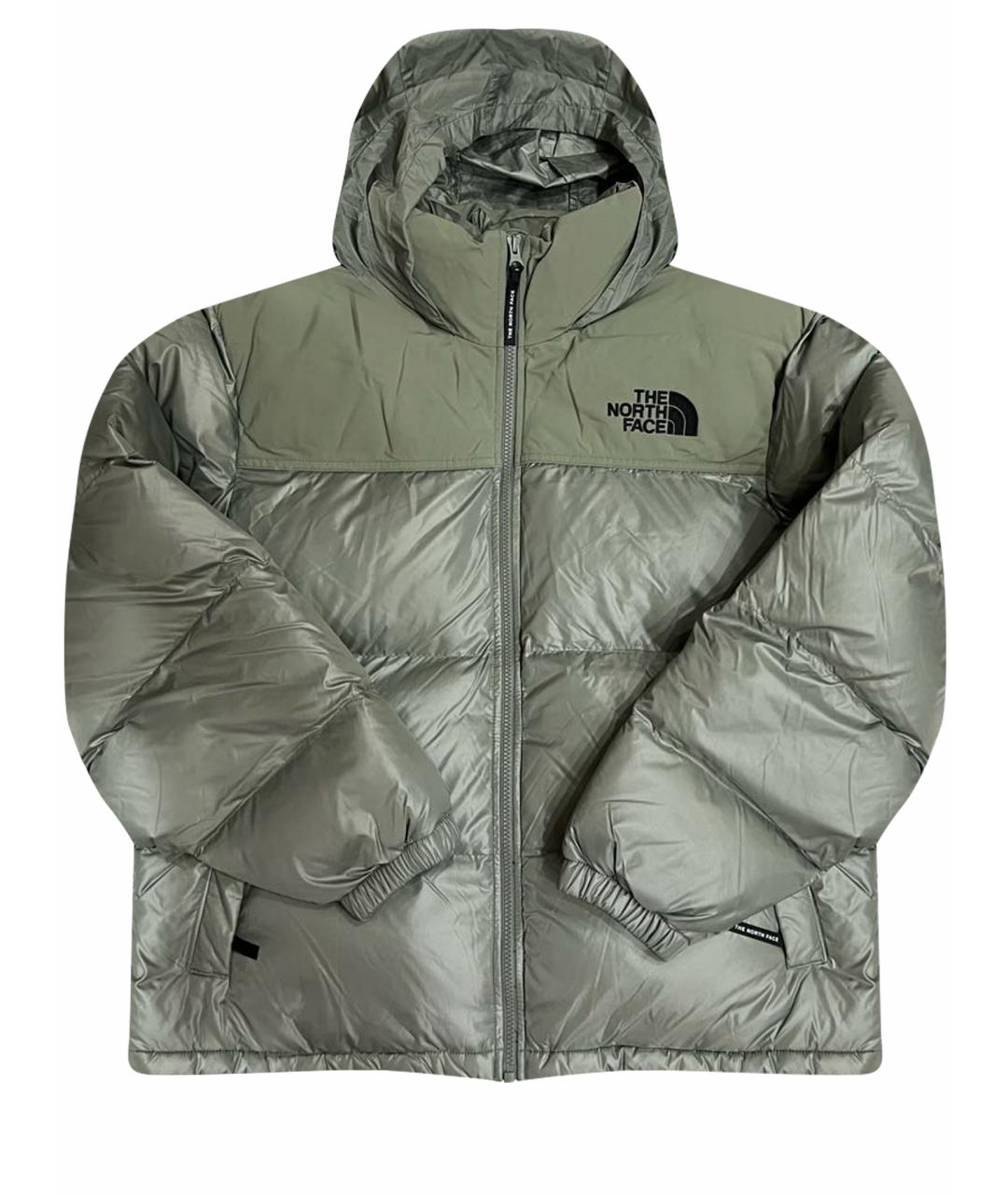 North face silver puffer jacket on sale