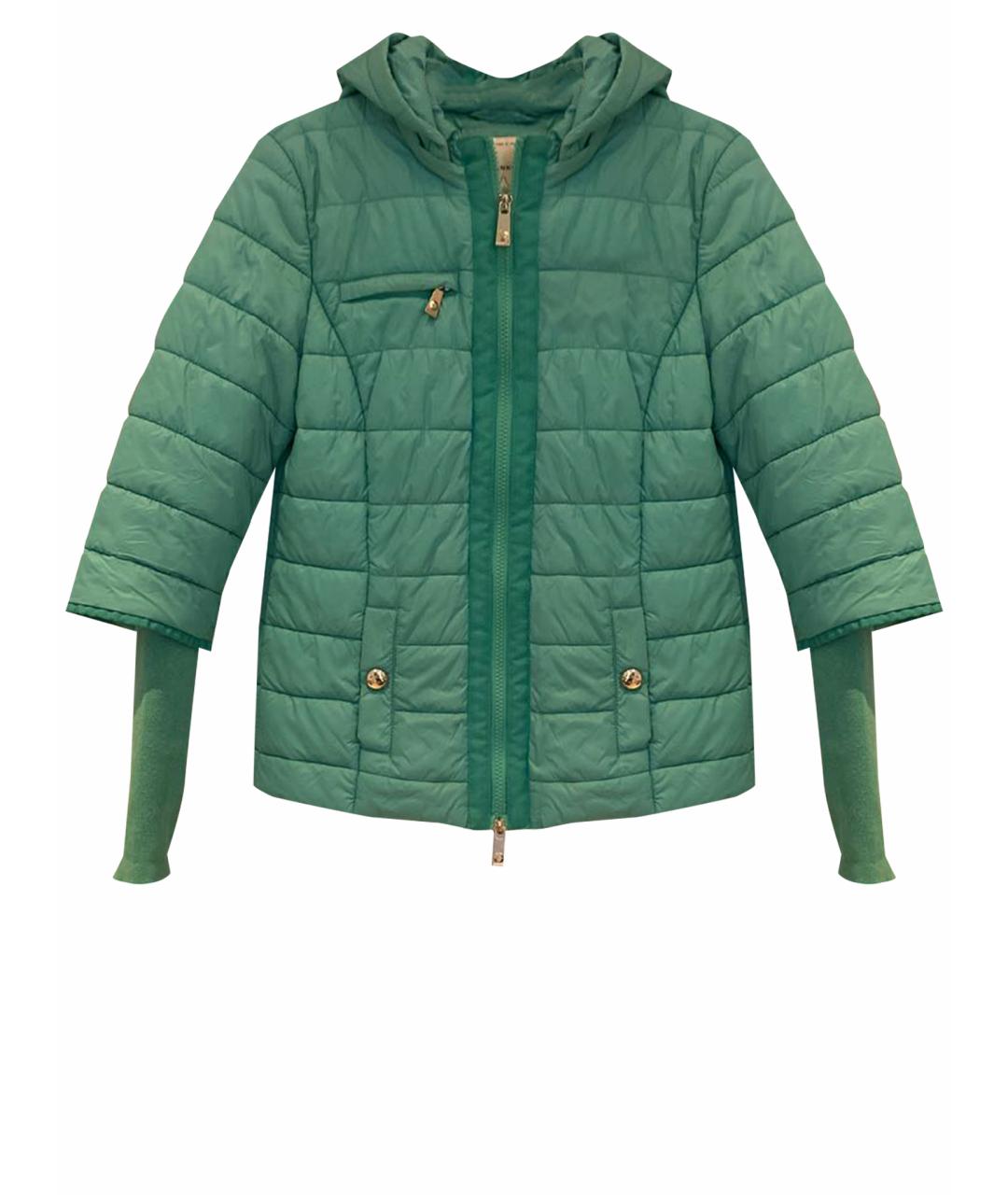 PINKO Зеленая полиамидовая куртка, фото 1