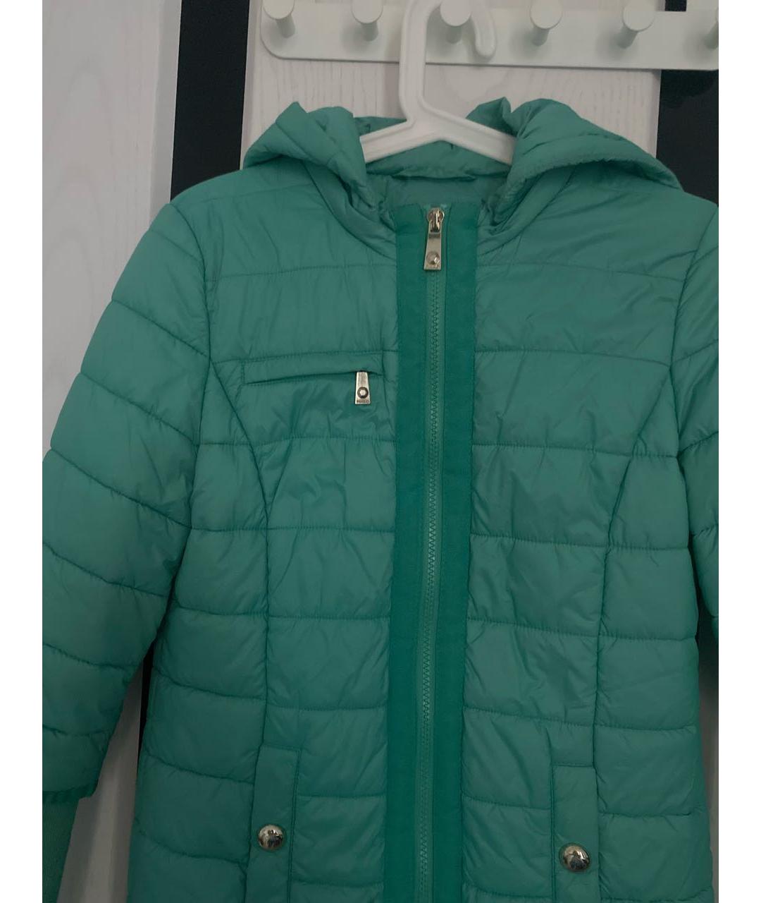 PINKO Зеленая полиамидовая куртка, фото 4