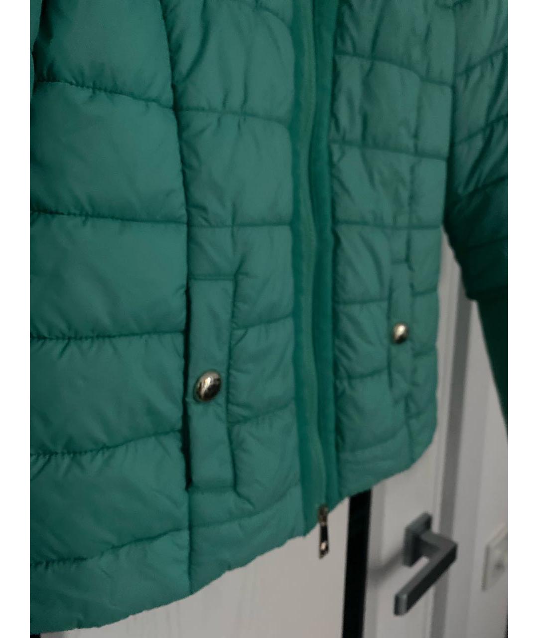 PINKO Зеленая полиамидовая куртка, фото 5