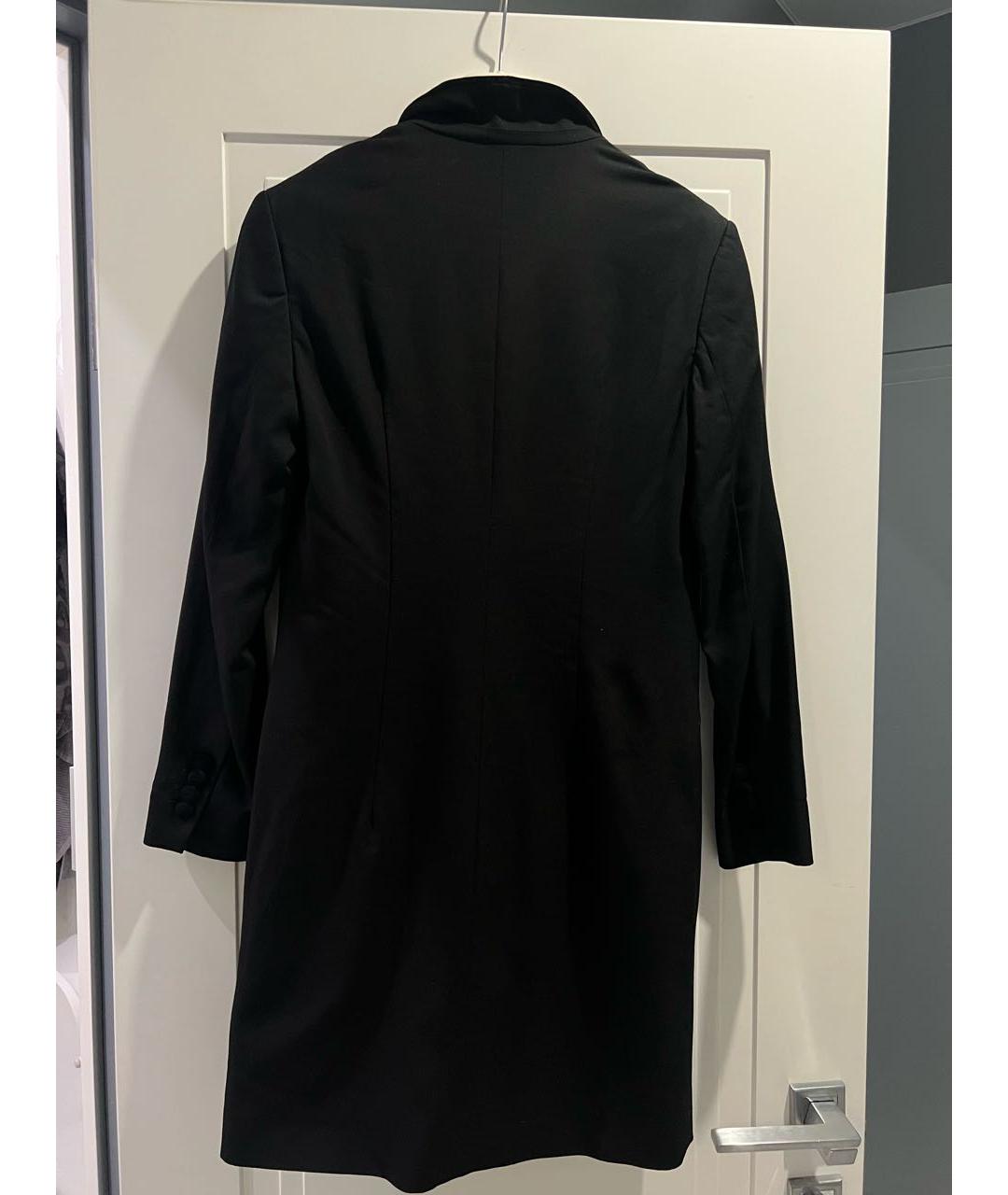 THE KOOPLES Черное шерстяное коктейльное платье, фото 2