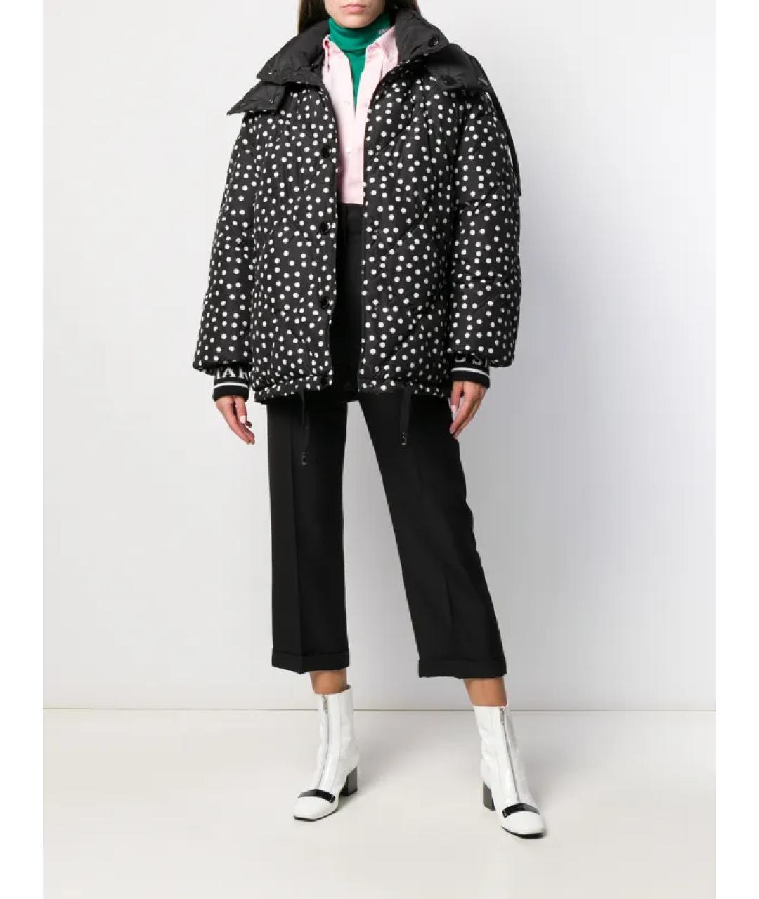 DOLCE&GABBANA Черный полиэстеровый пуховик, фото 9