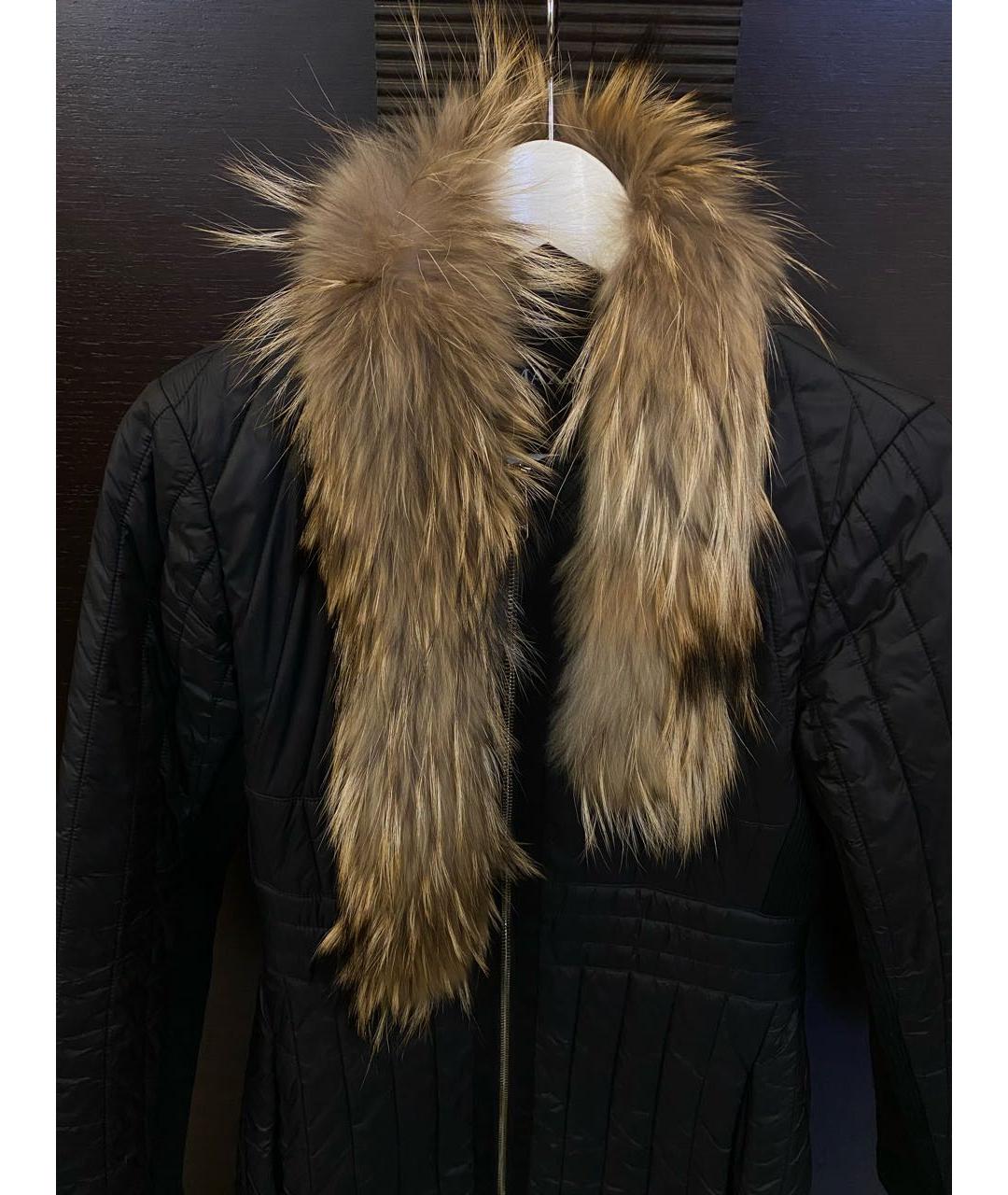 MAX&CO Черное полиамидовое пальто, фото 4