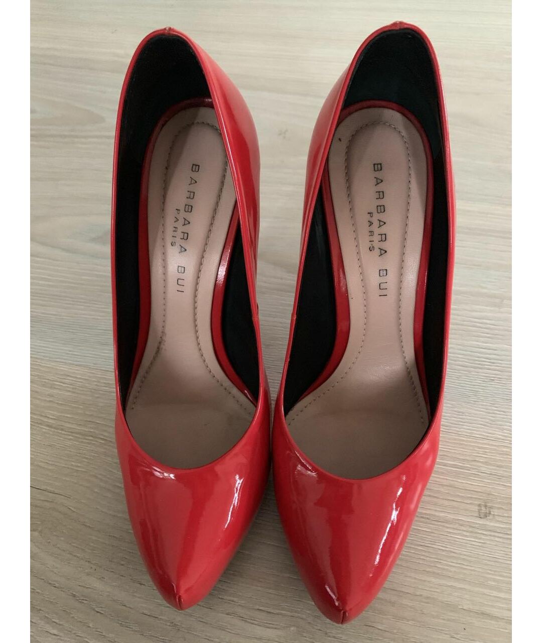 BARBARA BUI Красные туфли из лакированной кожи, фото 2