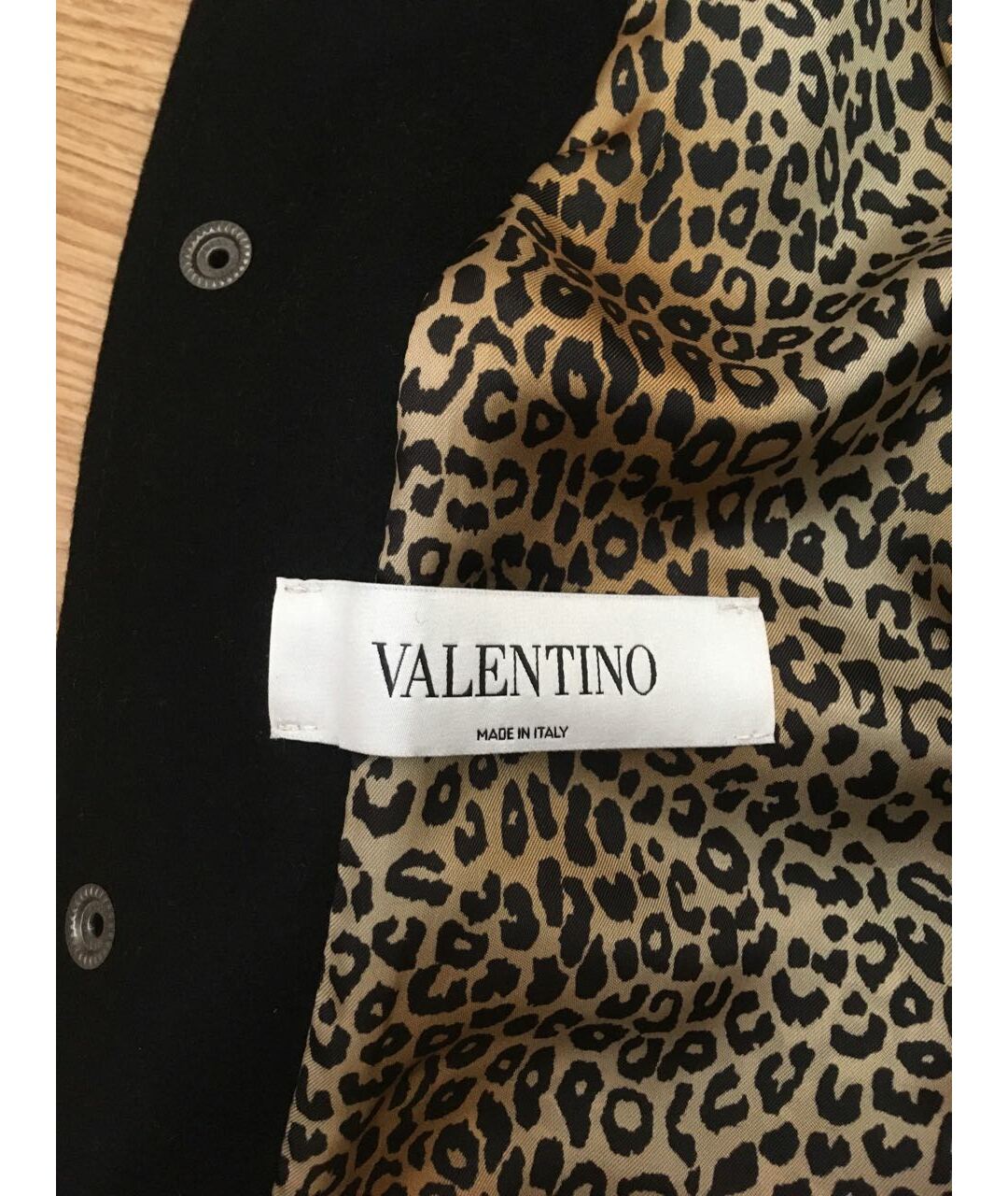 VALENTINO Черная шерстяная куртка, фото 3